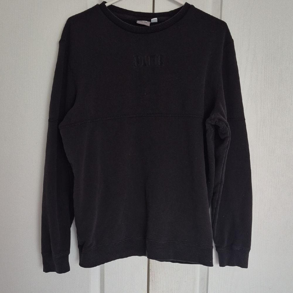 Puma Men's Black Crewneck Sweater
